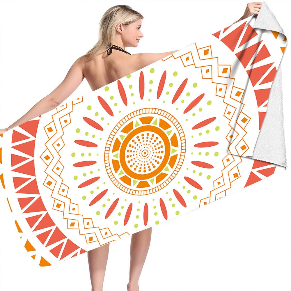 Mandala Beach Towel