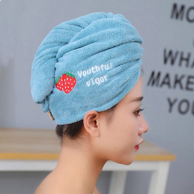 Hair Dry Cap OR Bathroom Hair Turban