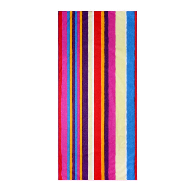 Beroyal 100% Cotton Terry Beach Towels Super Absorbent Striped